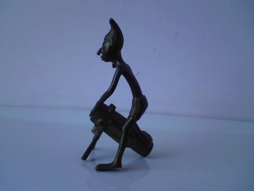 African tribal art brass - tribal,