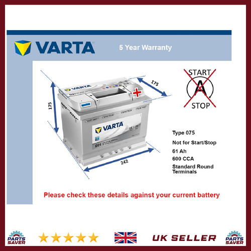 Battery fits rover mini - rover, 75
