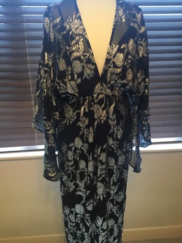 Coast black silver dress - coast,