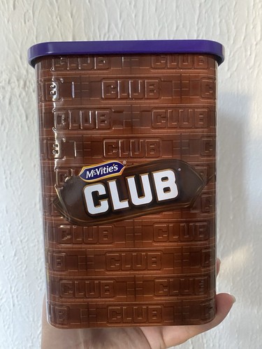 Mcvities club biscuit tin - mcvities,