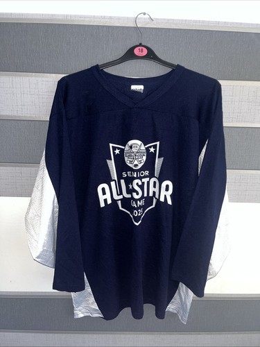 Blue white hockey jersey - &,