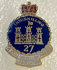 Royal Inniskilling Fusiliers Association - 27th Regiment of Foot - Enamel Badge