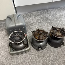 2 Coleman 533 -700E Unleaded Petrol  Fuel Camping Fishing Stove plus a spare one