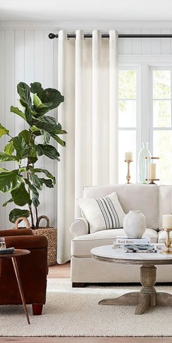 Ivory curtains 90 - ivory,