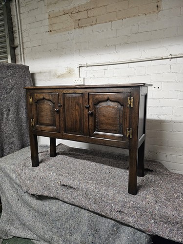 Solid oak small - oak, sideboard