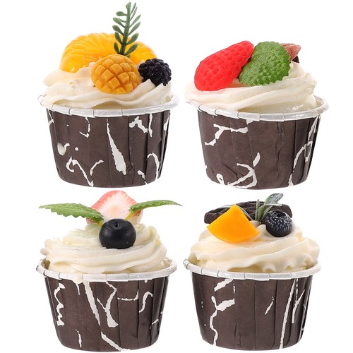 4pcs artificial fake - artificial, cake
