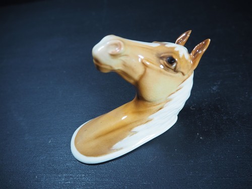 Beswick palamino horse head - horse,