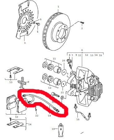 Brake sensors for - for, 964