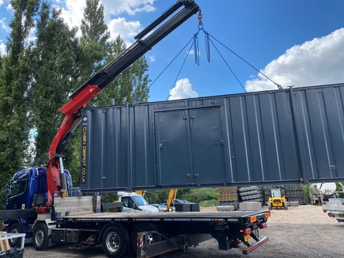 Lorry crane hiab truck - hiab,