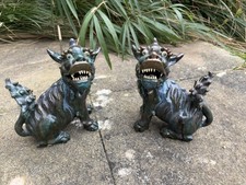 Pair Of Chinese Porcelain Foo