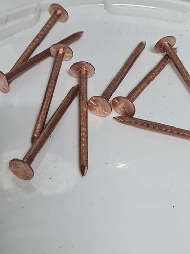 Copper clout nails roofing - copper,