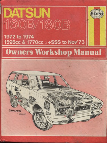 Datsun bluebird 160b 180b - datsun,