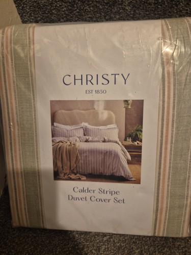 Christy calder stripe duvet - calder,