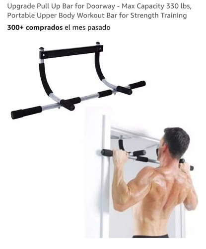 Doorway chin pull bar - up,