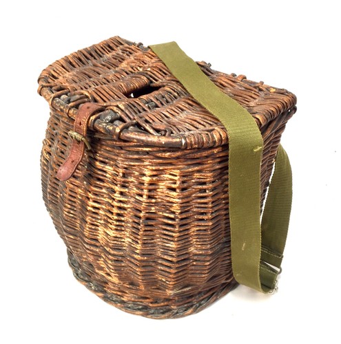 Vintage wicker fishing creel - vintage,