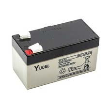 Yucel / Yuasa Y1.2-12 Sealed Lead Acid Battery 12v 1.2ah Burglar Alarm Back Up