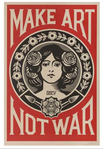 Shepard fairey make art - shepard, not