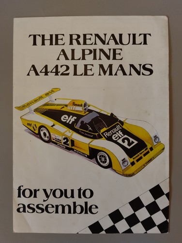 Renault alpine a442 mans - renault,