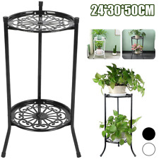 Wrought Iron Plant Stand Flower Pot Holder Shelf Indoor Outdoor Garden Display