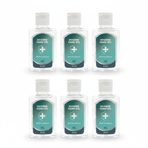 Hand sanitiser gel 50ml - 6, x