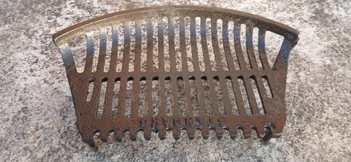 Cast iron fireplace - iron, grate