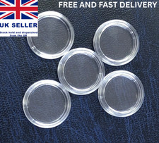 22.5 mm   Clear Coin Capsules