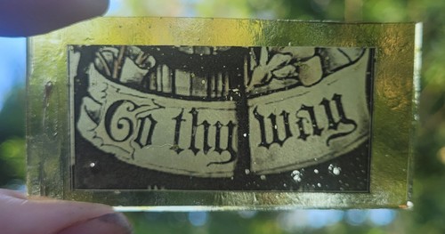 Stained glass thy way - thy,