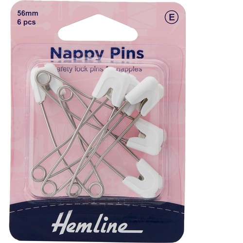 White plastic nappy - plastic, pins