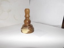 A palm gavel in iroko 3 " tall and a  block in laburnham
