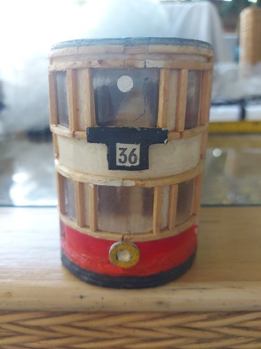 Vintage scratch built tram - vintage,
