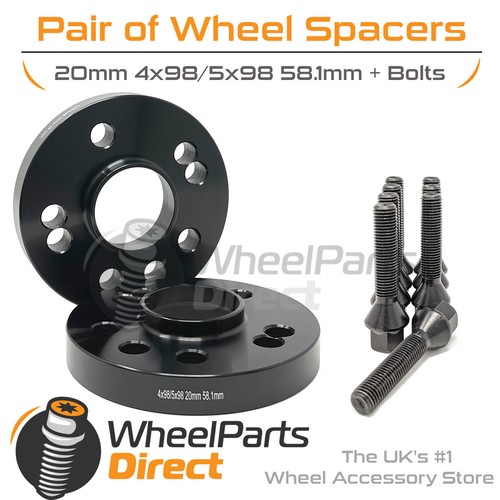 Wheel spacers bolts 20mm - (2),