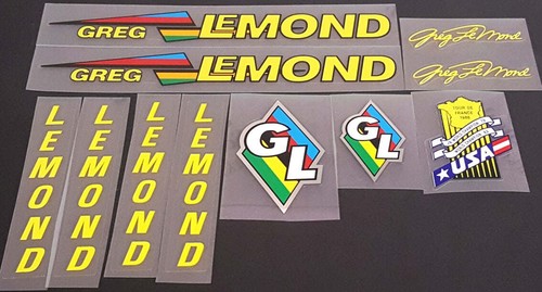Greg lemond decal set - lemond,