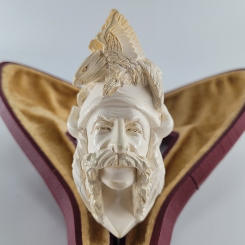 Intricate cavalier meerschaum