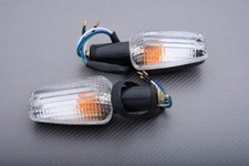 Pair of White Clear Front Turn