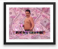Iconic Glam Gibby Wall Art ||