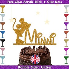 Minnie Mouse inspired glitter