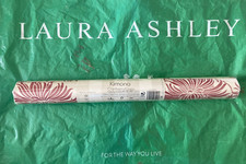 Laura Ashley Wallpaper Kimono Cranberry/Linen -1 ROLL-  Batch W078349-A/2