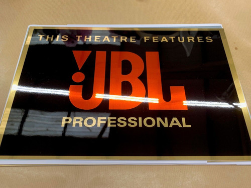 Jbl home cinema sign - home,