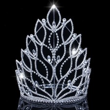 22cm Tall Crystal Huge Tiara
