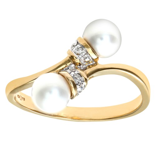 9ct yellow gold pearl - 9ct,