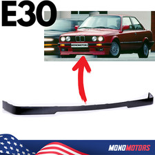 FOR BMW E30 Front Bumper Lip Spoiler 1988-1992 3 Series M-Tech Style Unpainted
