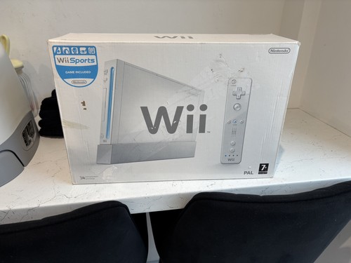 Empty nintendo wii console - nintendo, box