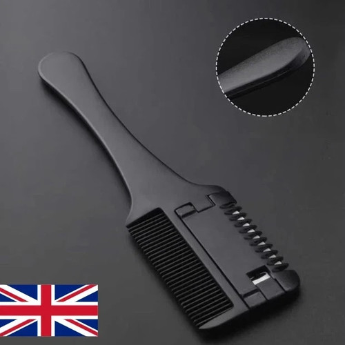 Hair cutting comb - hair, razor