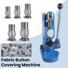 Button Blanks Covering Machine w/o Button Making Die Set DIY Crafts Clothing