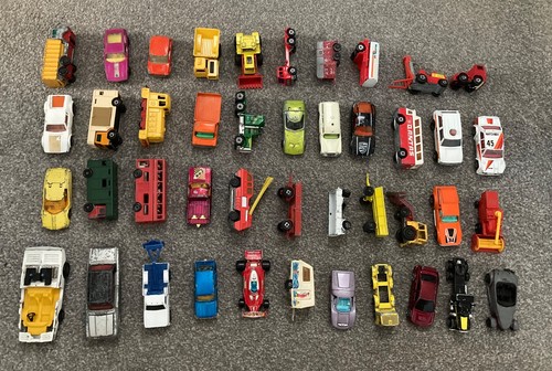 Diecast car lot matchbox - car,