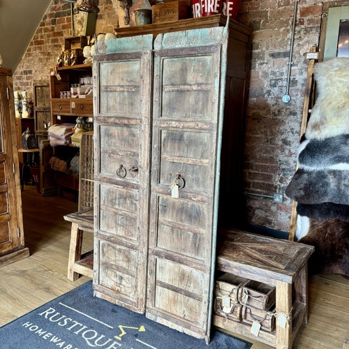 Pair vintage wooden - wooden, door