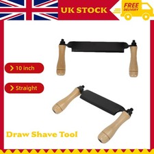 10" Draw Shave Tool Straight Draw Knife Debarking Tool Grip Tree Bark Peeler