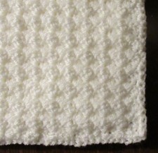 Lovely crochet baby blanket