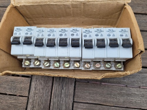 Wylex type circuit breakers - type, 2