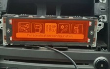 Peugeot 407 SW display screen RD4 radio LCD Multi function clock dash 2.0hdi